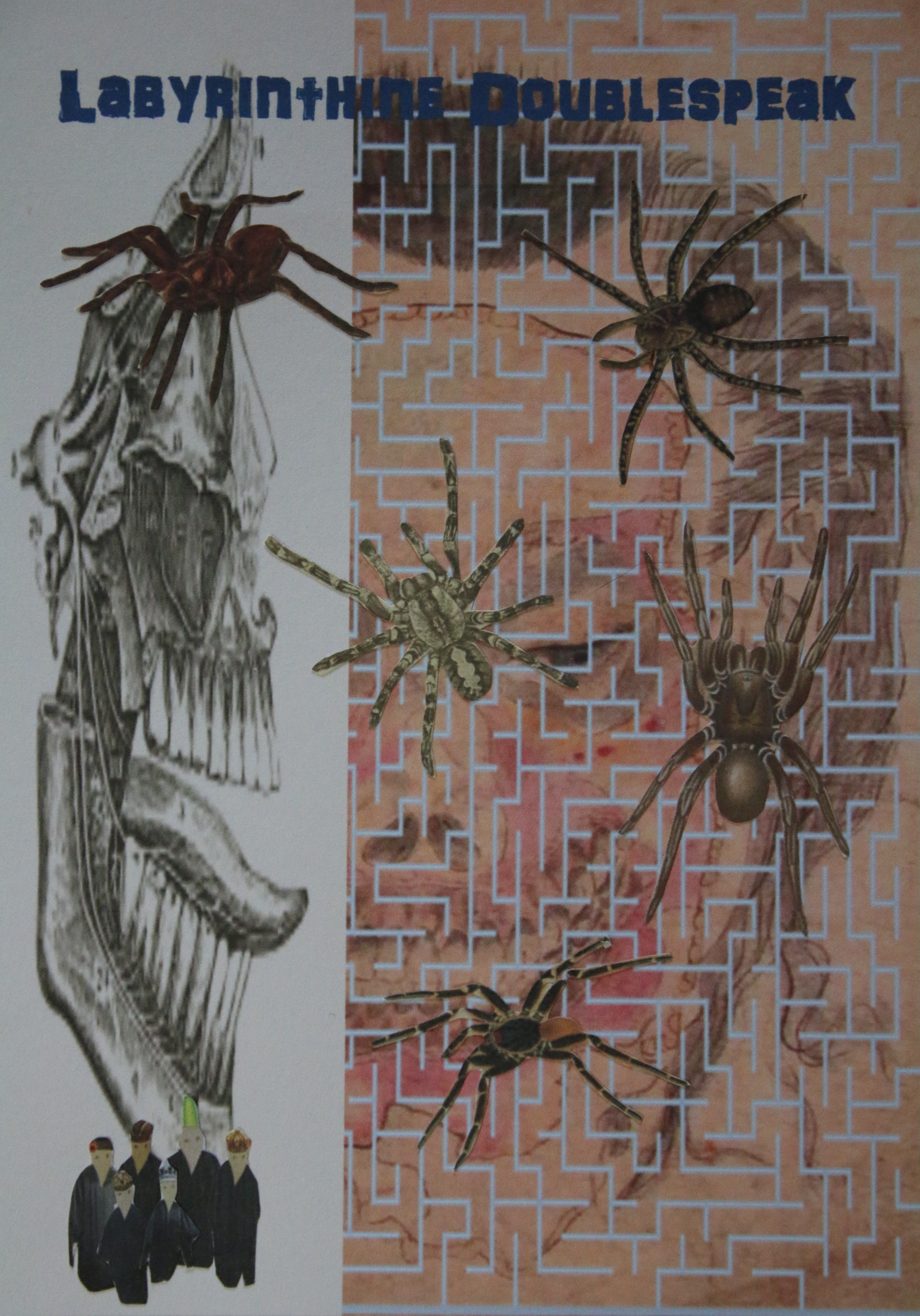 Labyrinthine Doublespeak; a piece of art by Steven L. Berg