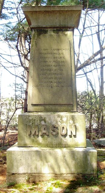 Thomas Tracy's memorial