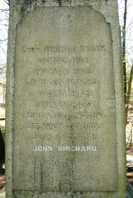 Thomas Tracy's memorial